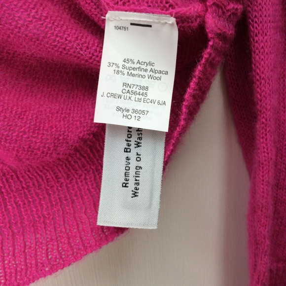 J. Crew alpaca blend bling-button cardigan - Picture 6 of 6